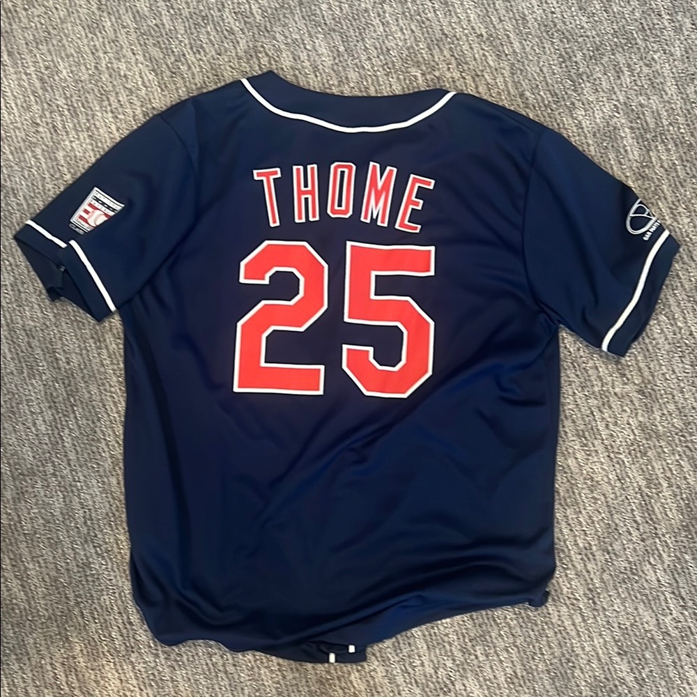Cleveland Indians Jim Thome Hall of Fame Induction Promotional Jersey